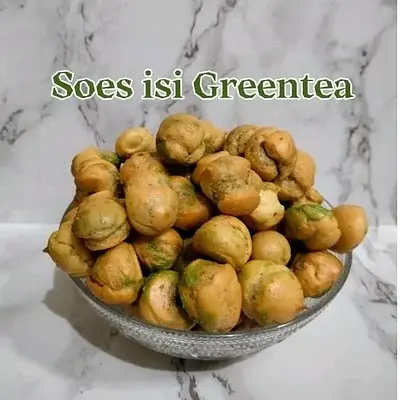 Soes Kering Greentea / Soes Kering Isi Greentea Lumer